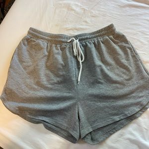 Shein Curve Grey Sweat Shorts Size XL